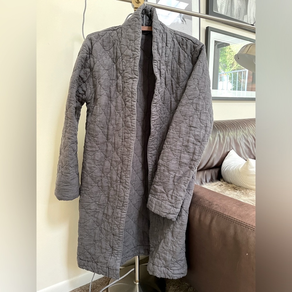 Matteo LA Quilted Linen Jacket XS